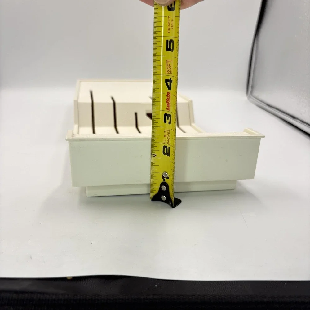 Cutco Knife Holder White Plastic Wall Mount‎ Drawer Tray 1720 USA Made Kitchen